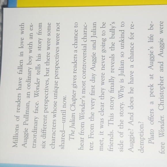 Wonder, Auggie &Me and 365 Days...books - Picture 7 of 11